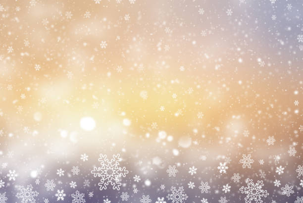 istock Christmas abstract  background with snowflakes 657203888