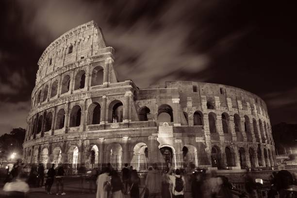 istock Colosseum in Rome at night 657204458