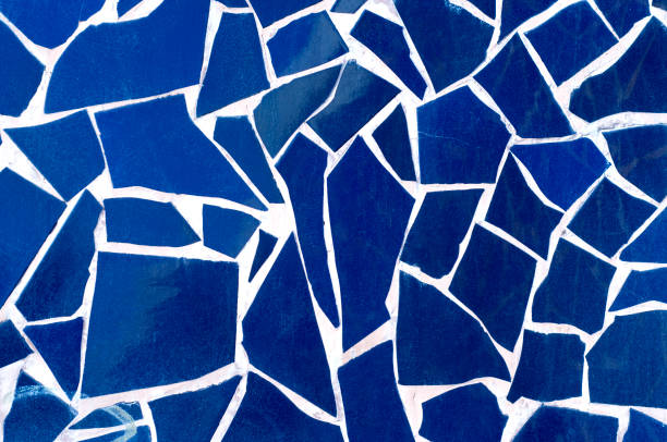 Broken spain mosaic Tile, Tiled Floor, Spain, Built Structure, Flooring antoni gaudí stock pictures, royalty-free photos & images