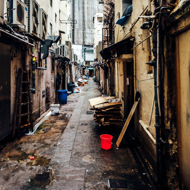 istock Narrow alley. Hong Kong. 657210950
