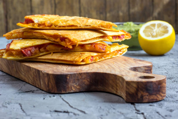 istock Mexican Quesadilla with smoked sausage and corn 657223318