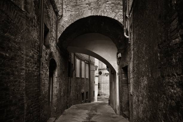 istock Siena street archway 657230260