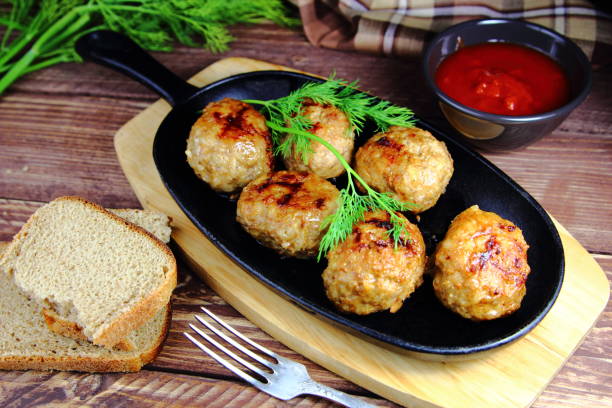 istock meat meatballs in a frying pan 657240458
