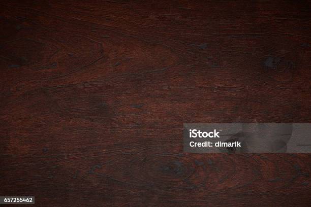 Dark Wood Pattern Texture Stock Photo - Download Image Now - Table, Dark, Cherry