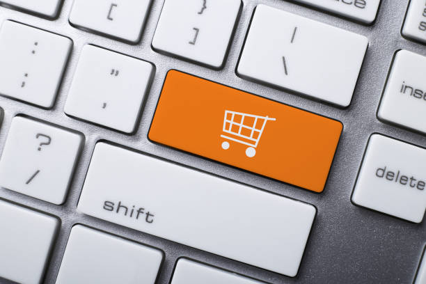 istock Shopping Cart Symbol On The Keyboard 657265258