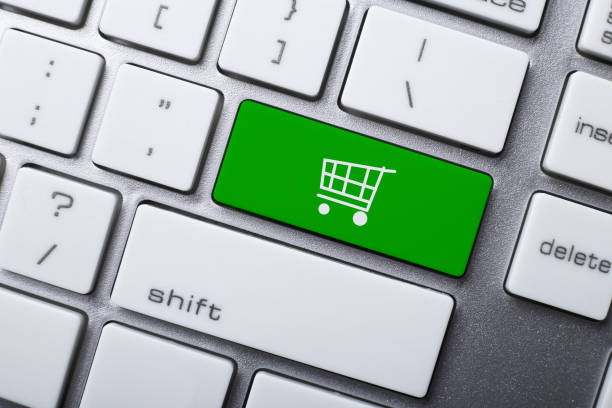 istock Shopping Cart Symbol On The Keyboard 657265262