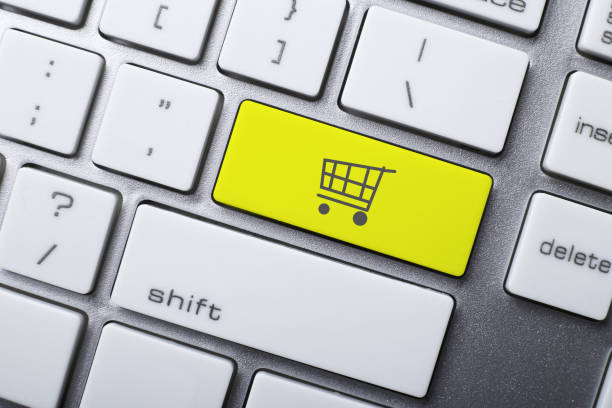 istock Shopping Cart Symbol On The Keyboard 657265266