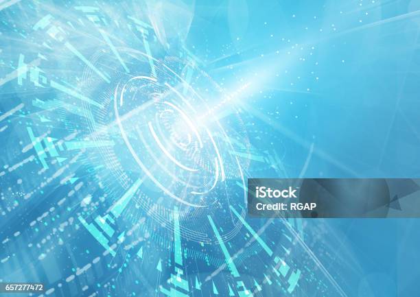 Abstract Geometric Technology Design Element Stock Illustration ...