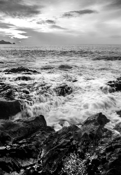 istock Seascape in twilight with sunset 657277898