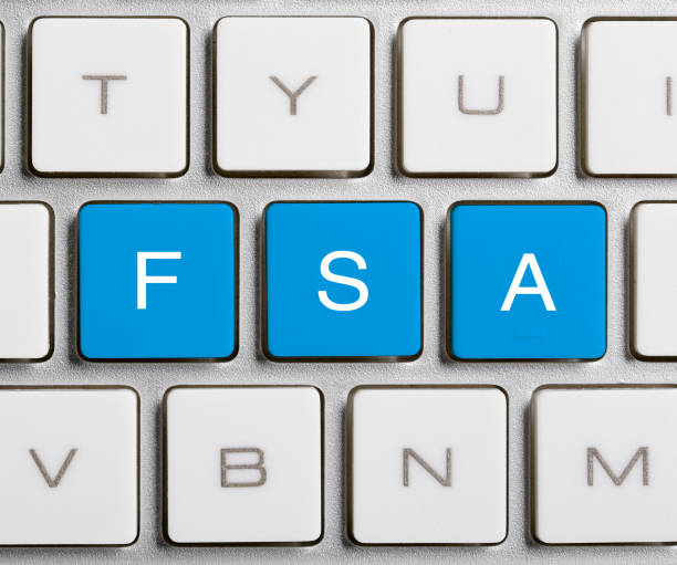 FSA Word On Keyboard Button FSA word is on the blue buttons of keyboard. free syrian army stock pictures, royalty-free photos & images