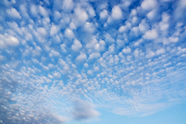 istock Vast blue sky with amazing clouds background. 657280684