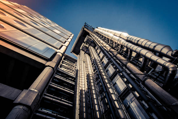 Looking up at Lloyds of London