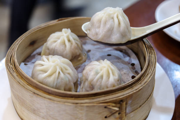 istock chinese dim sum - Xiaolongbao 657330274