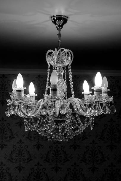 istock crystal chandelier shines hanging 657330906