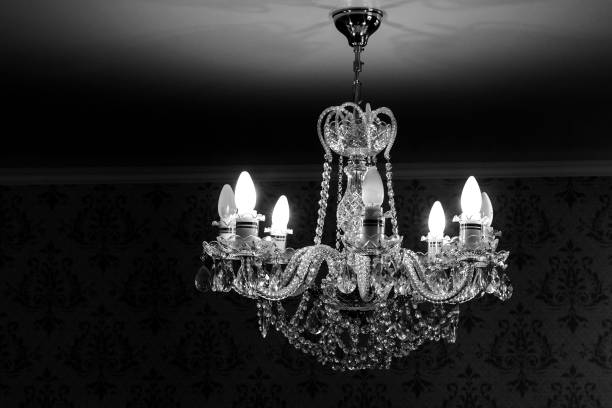 istock crystal chandelier shines hanging 657330910