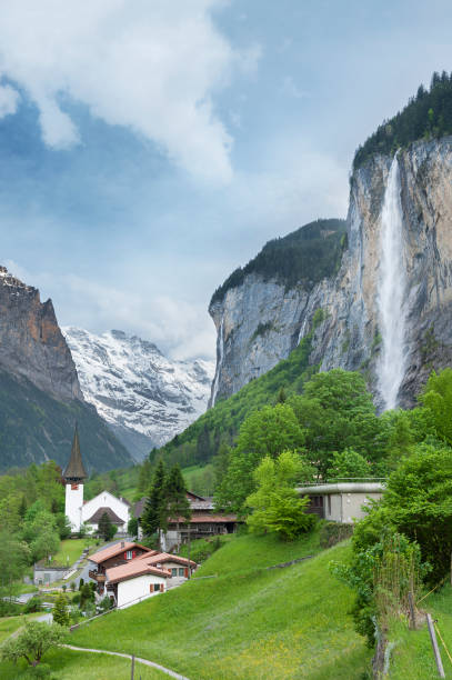 istock Idyllic landscape of Swiss 657335382