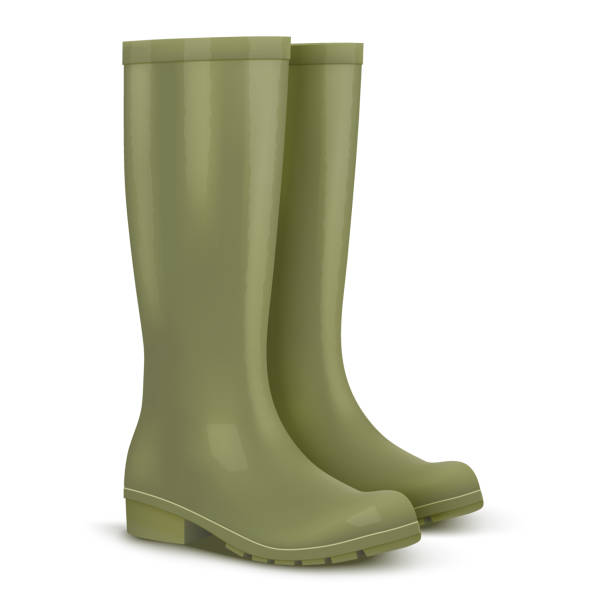 사냥꾼 부츠 - mud shoe boot wet stock illustrations