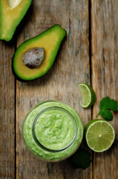 istock Greek yogurt avocado cilantro lime dressing 657350746