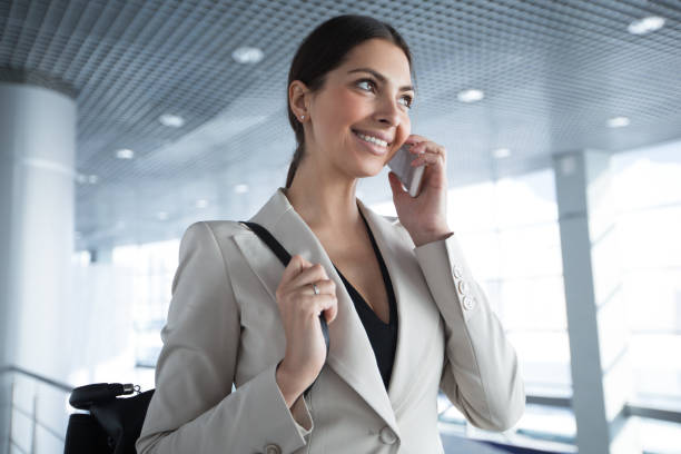 istock Cheerful female entrepreneur having conversation 657360020