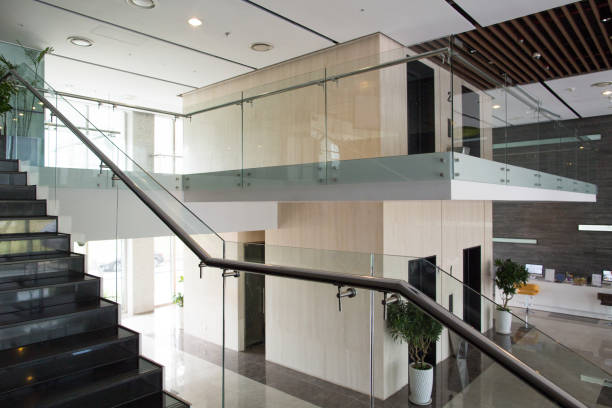近代的な建物のインテリア ・ デザイン - business travel luxury indoors plant ストックフォトと画像