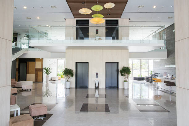 istock Lobby of condominium building 657360866