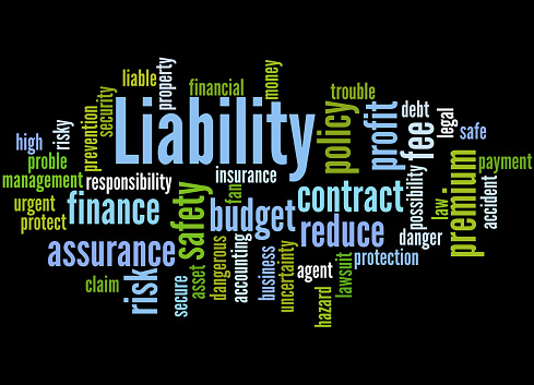 Liability Language Liability Word Cloud Concept 7 Stock Illustration - Download Image Now ...