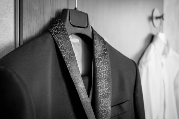 istock boutonniere in tuxedo 657377888