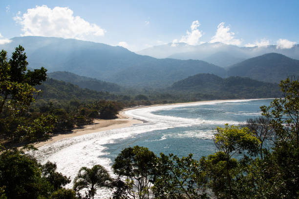 Castelhanos Beach, Bela Island, Sao Paulo State, Brazil