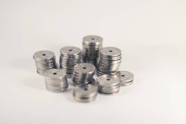 lots of norwegian coins, kroner