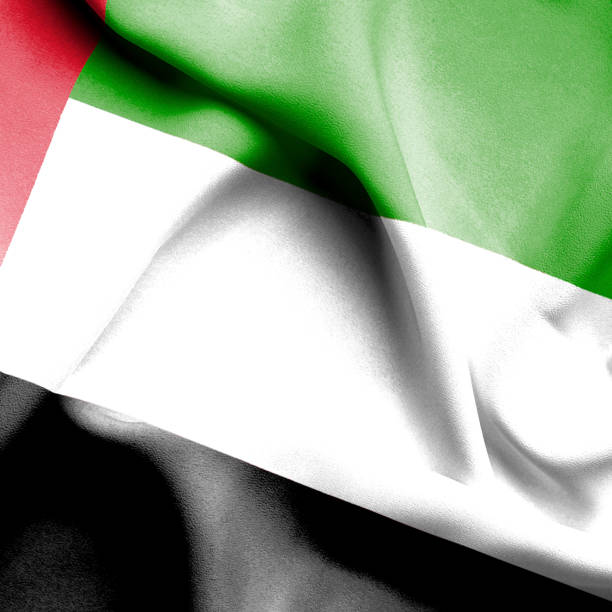 istock United Arab Emirates waving flag 657393584