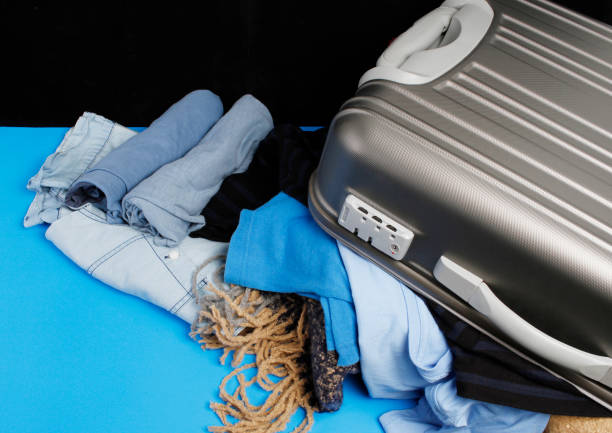 istock Travel bag for vacation. 657399370