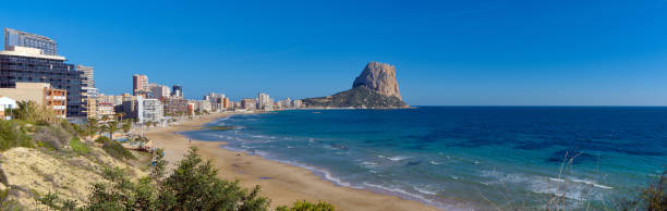 istock Panoramic view of Mediterranean Calpe in Southern Spain 657404634