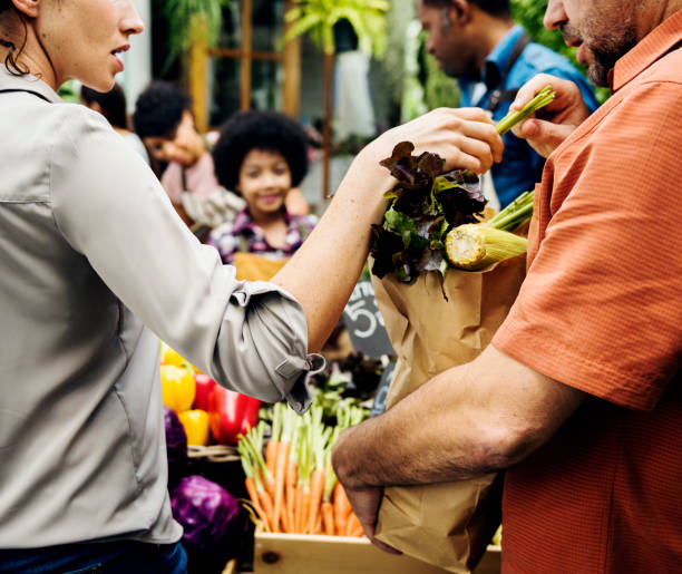 istock People shopping at organic grocery shop 657407796
