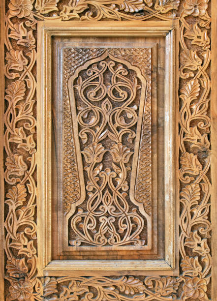 istock Traditional wood carving, Uzbekistan 657408176