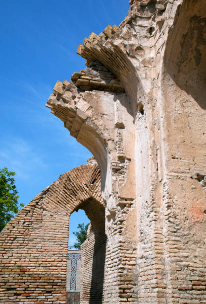 istock Ruined wall of Gur-e-Amir mausoleum, Samarkand 657408376