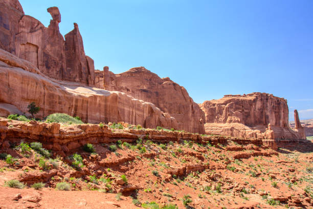 istock Park Avenue Overview, Arch National Park, Moab, Utah 657411164