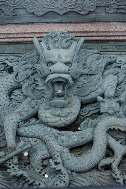 istock Ornamental sculpture dragon in Malaysia 657414978