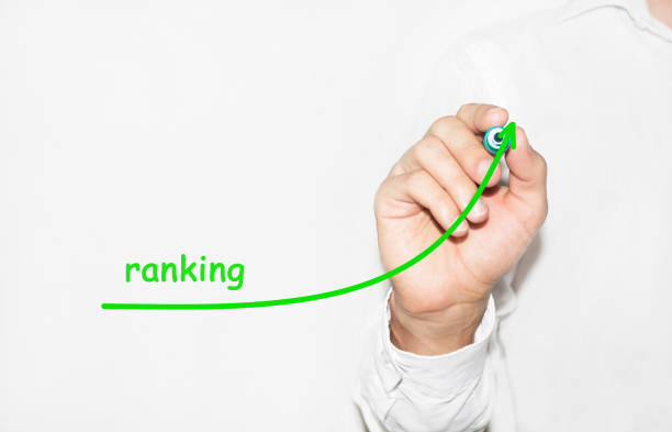 istock Businessman draw growing graph symbolize growing Ranking 657427918