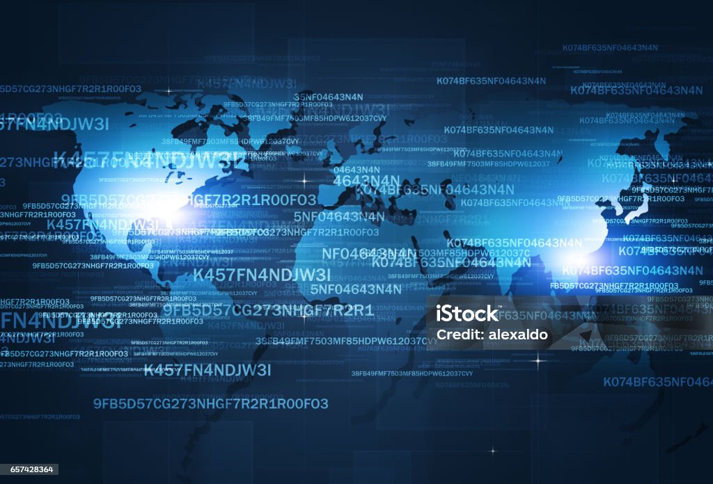Digital Coding Vector Web Digital Coding Stock Illustration - Download Image Now - Abstract ...
