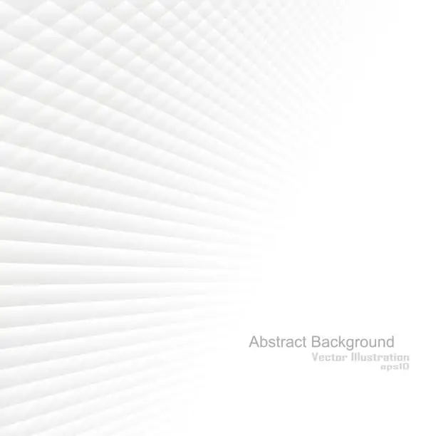 Vector illustration of Abstract background with white shapes.