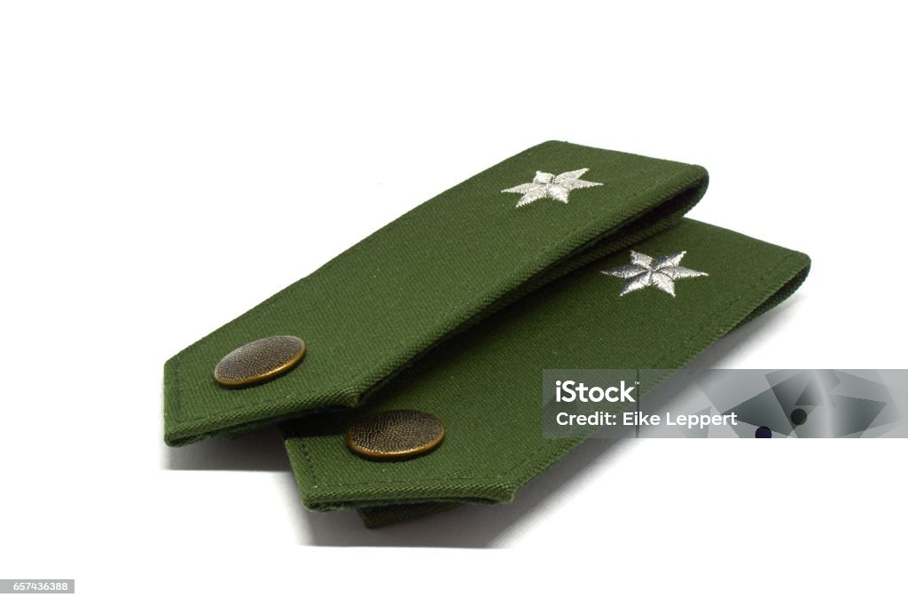 german police epaulets isolated german police epaulets isolated from a commissar Archival Stock Photo