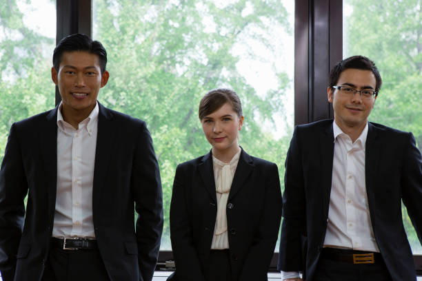 istock Business people standing on the windowsill 657474872
