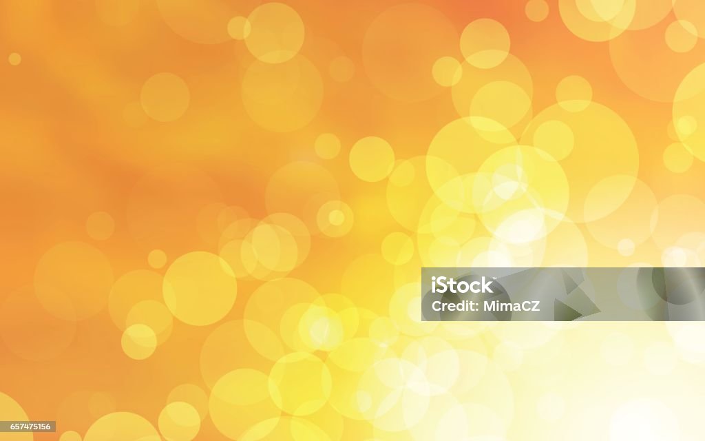 abstrakte gelbe Kreise Vektor-design - Lizenzfrei Orange - Farbe Vektorgrafik