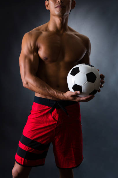 istock Men with a soccer ball 657477940
