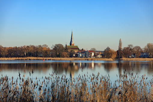 Werder (Havel) colloquially just Werder), is a town in the state of Brandenburg, Germany, located on the Havel river in the Potsdam-Mittelmark district, west of the states capital Potsdam.