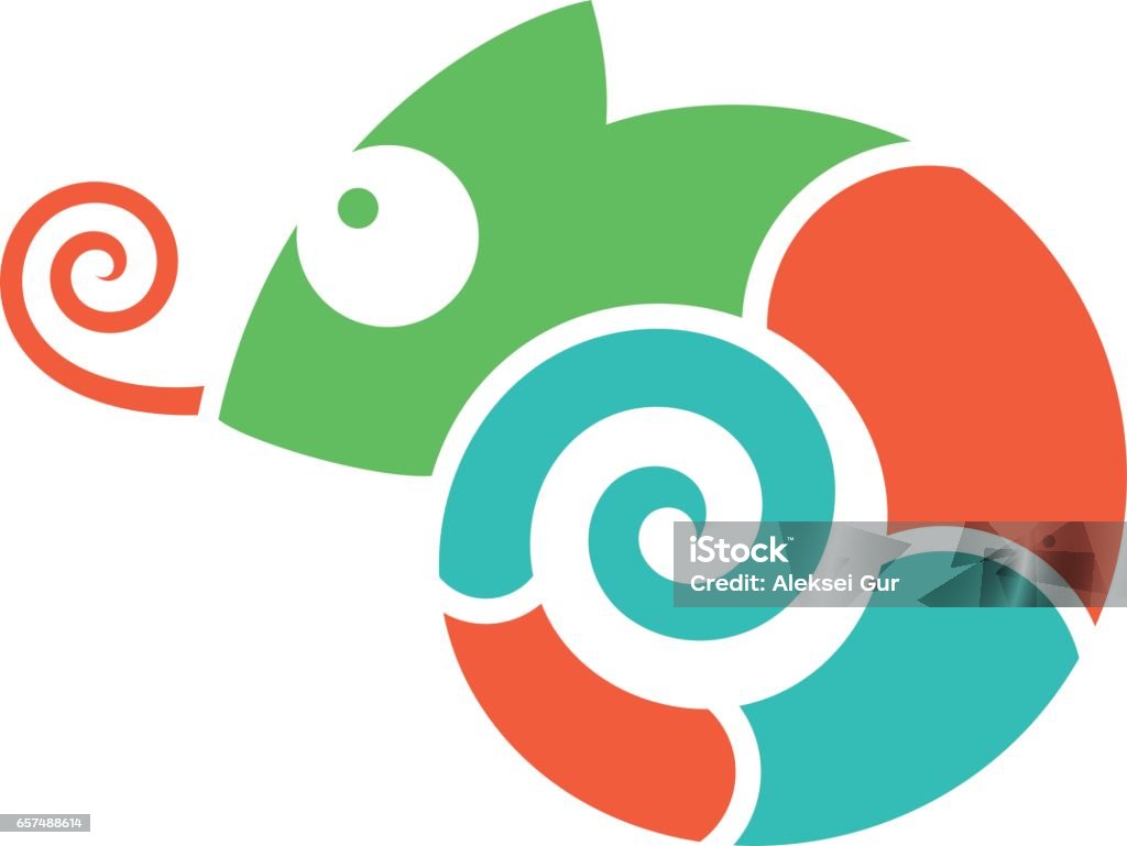 Chameleon Vector illustration (EPS) Chameleon stock vector