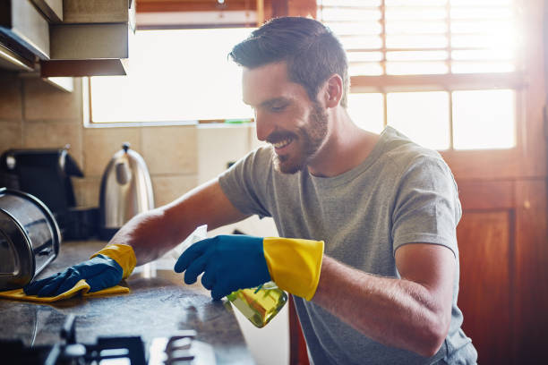 istock Keeping his house clean and tidy 657488688