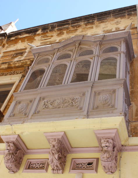 istock Traditional Maltese closed wooden balconies Malta 657492468
