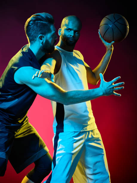 istock basketball players men Isolated 657496038