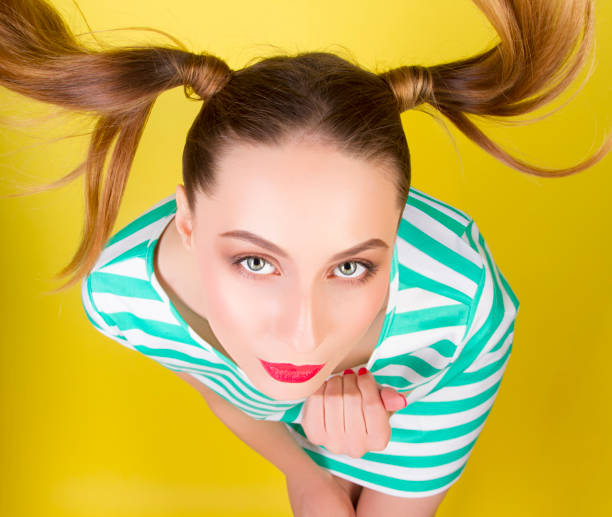 istock Girl with strange tails 657501106